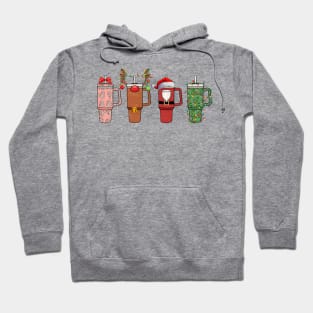 Christmas Coffee Tumblers With Handle Hoodie